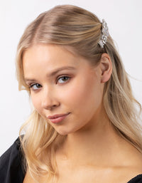 Mixed Bead Detail Bar Clip - link has visual effect only