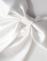 Statement Relaxed Fabric Bow Clip - link has visual effect only