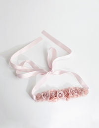 Blush Flower Bunch Sash - link has visual effect only