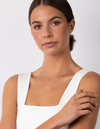 Sterling Silver Mother and Daughter Necklace 2-Pack - link has visual effect only