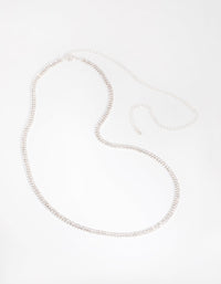 Silver Diamante Waist Belt - link has visual effect only