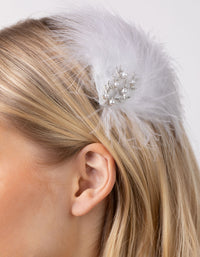 Statement Branch and Feather Clip - link has visual effect only