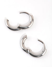 Surgical Steel Small Huggie Earring - link has visual effect only