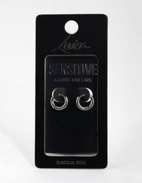 Surgical Steel Small Huggie Earring - link has visual effect only