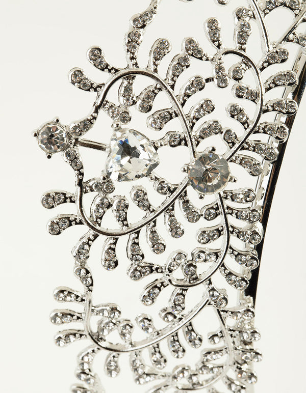Dainty Vine Crystal State Crown