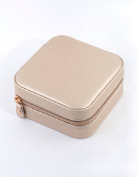 Square Gold Jewellery Box - link has visual effect only