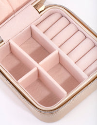 Square Gold Jewellery Box - link has visual effect only