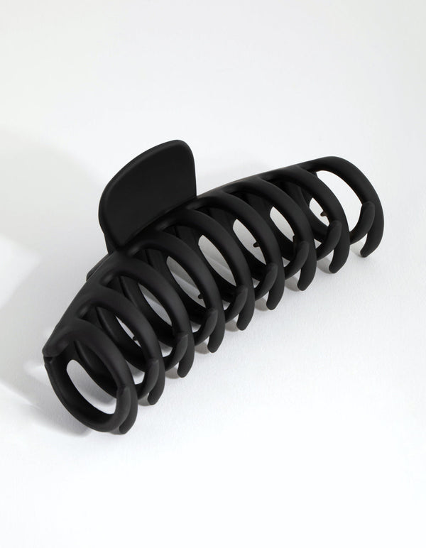 Black Acrylic Large Bar Claw