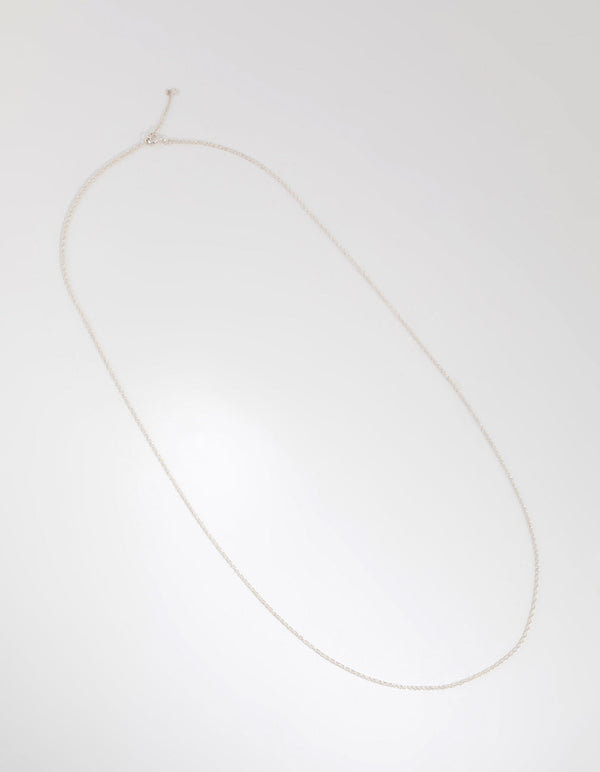 Naszyjnik z łańcuszkiem skręcanym ze srebra próby 925