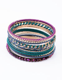 Gold Midnight Mixed Bangle Pack - link has visual effect only