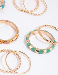 Gold Circus Theme Mixed Ring Pack - link has visual effect only