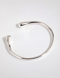 Silver Teardrop Small Cuff Bracelet - link has visual effect only
