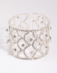 Silver Chandelier Statement Cuff Bracelet - link has visual effect only