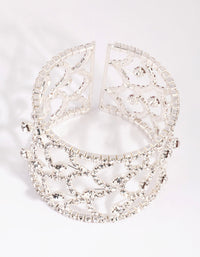 Silver Chandelier Statement Cuff Bracelet - link has visual effect only