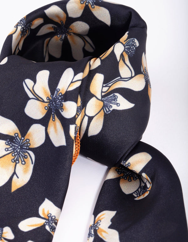 Pretty Floral Bandana Hair Scarf