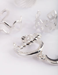 Silver Heart and Moon Ear Cuff - link has visual effect only
