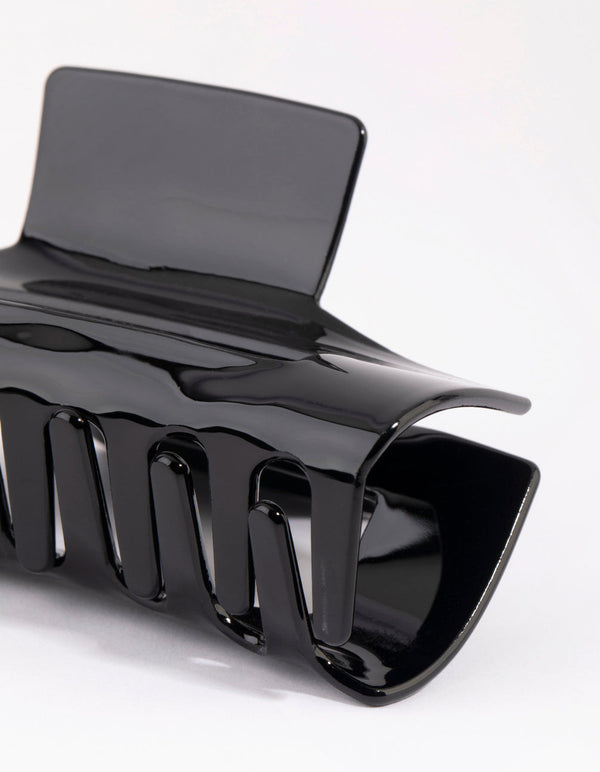 Rectangular Black Acrylic Claw