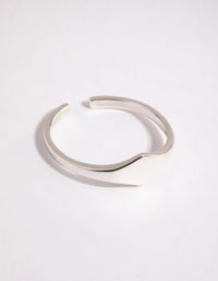 Sterling Silver Mini Signet Ring - link has visual effect only
