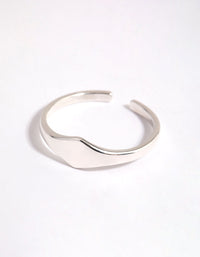 Sterling Silver Mini Signet Ring - link has visual effect only