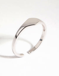 Sterling Silver Mini Signet Ring - link has visual effect only