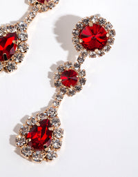 Gold Classic Teardrop Earrings - link has visual effect only