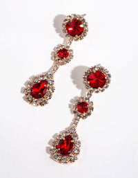 Gold Classic Teardrop Earrings - link has visual effect only