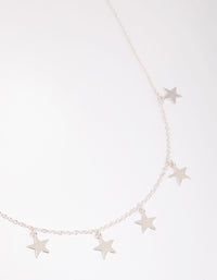 Silver Star Necklace - link has visual effect only