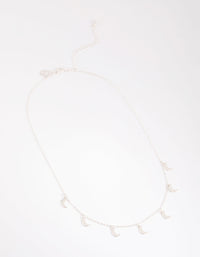 Silver Moon Station Necklace - link has visual effect only