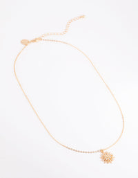 Gold Diamante Star Celestial Necklace - link has visual effect only