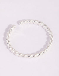 Sterling Silver Twisted Ring - link has visual effect only