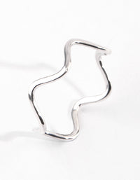 Sterling Silver Squiggle Ring - link has visual effect only