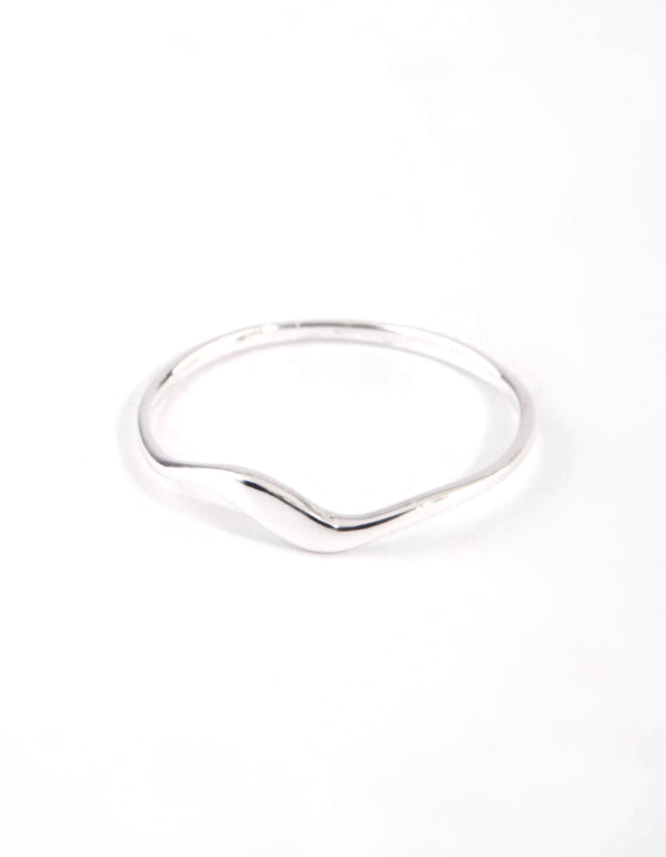 Sterling Silver Wave Ring