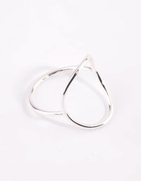 Sterling Silver Circle Ring - link has visual effect only