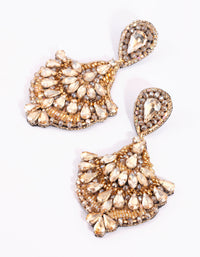 Beaded Chandelier Drop Earrings - link has visual effect only