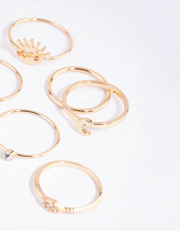 Gold Celestial Ring Pack