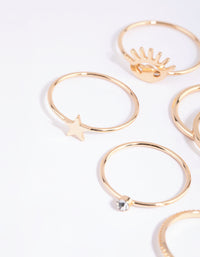 Gold Celestial Ring Pack - link has visual effect only