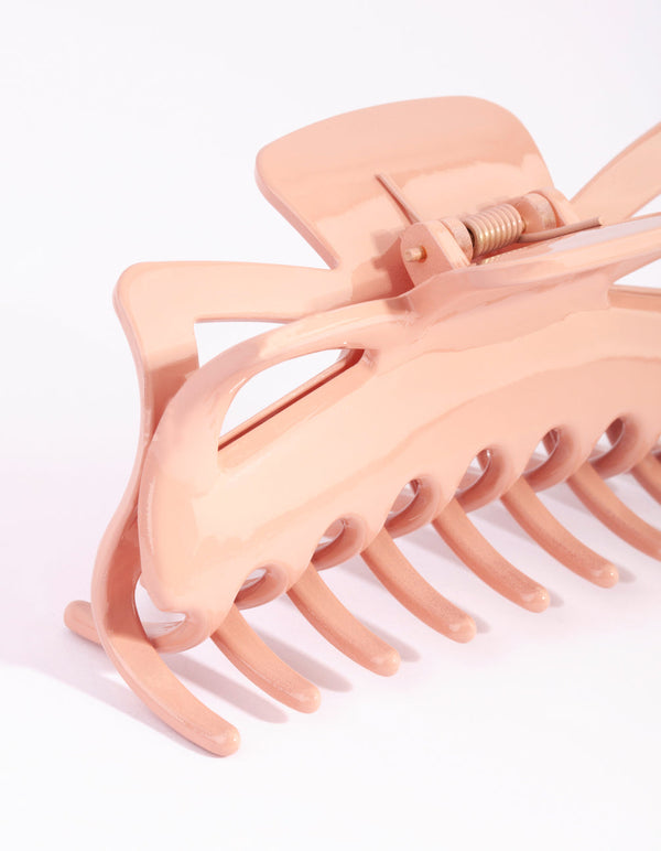 Large Blush Bow Claw