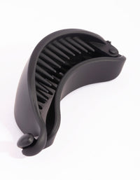 Black Plastic Banana Clip - link has visual effect only