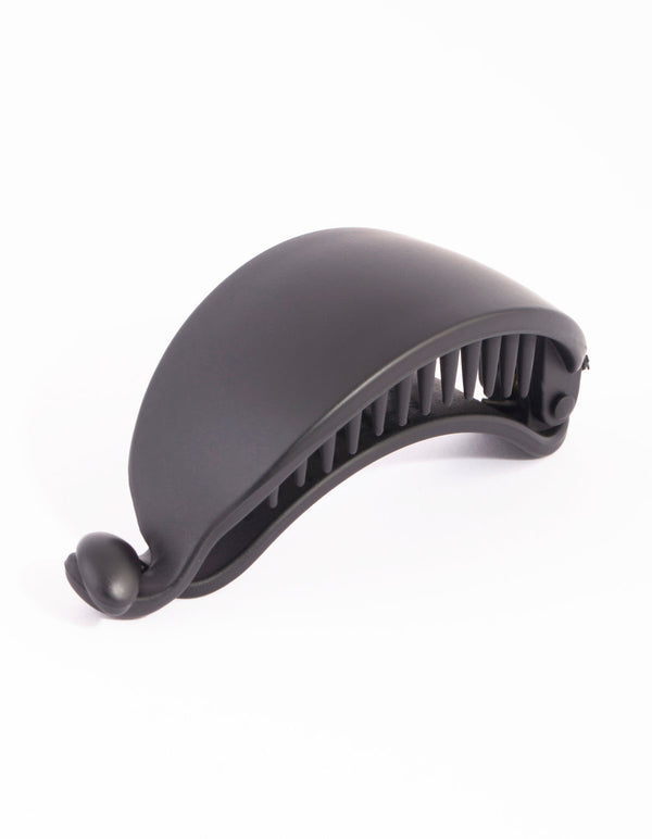 Black Plastic Banana Clip