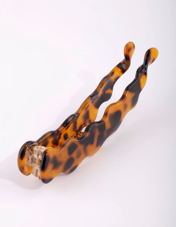 Tortoiseshell Acrylic Banana Clip