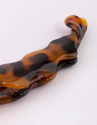 Tortoiseshell Acrylic Banana Clip - link has visual effect only