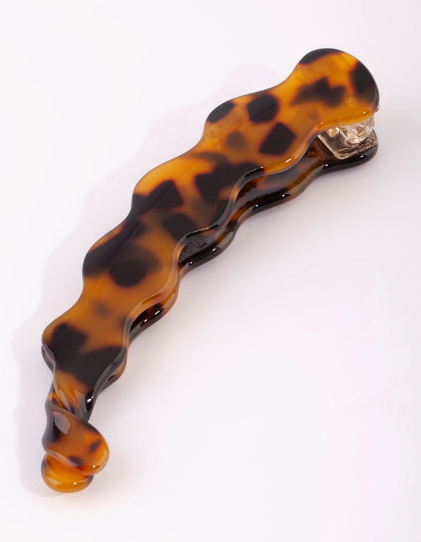Tortoiseshell Acrylic Banana Clip