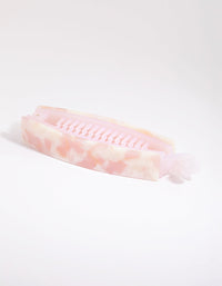 Pink Rectangular Banana Clip - link has visual effect only
