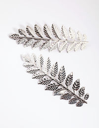 Silver Laurel Clips - link has visual effect only