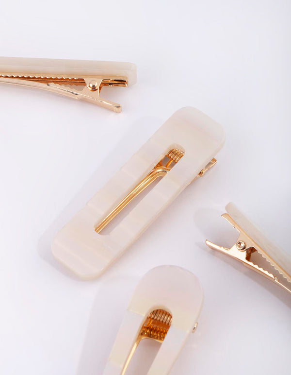 Gold Iridescent Textured Clip Pack