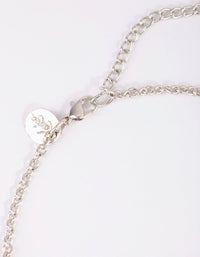 Silver Pearl Bead Cluster Necklace - link has visual effect only