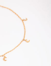 Gold Moon Phase Choker Necklace - link has visual effect only