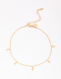 Gold Moon Phase Choker Necklace - link has visual effect only