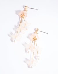 Pink Lilly Drop Earrings - link has visual effect only