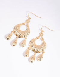 Gold Chandelier Drop Earrings - link has visual effect only